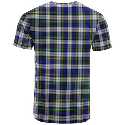 Printivon Gordon Dress Modern Clan DNA In Me Tartan Crest T Shirt