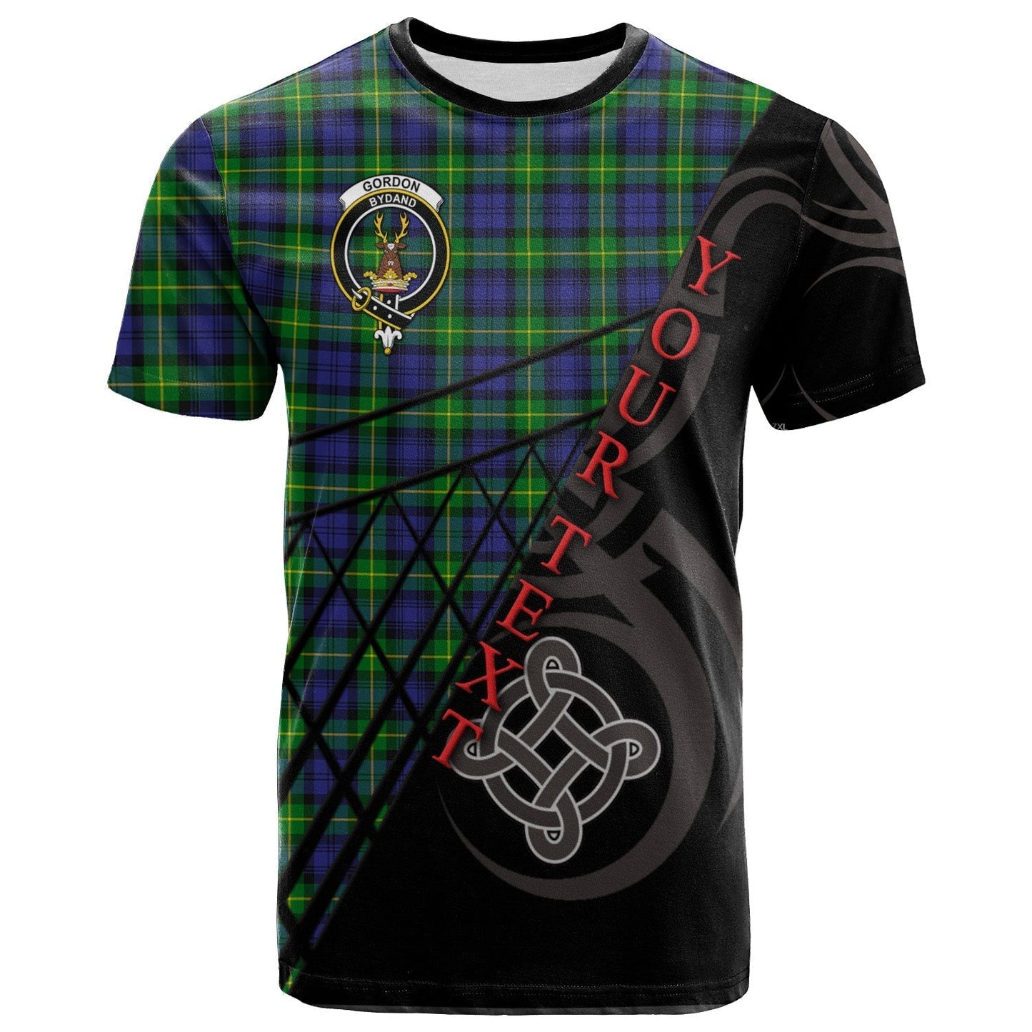Printivon Gordon Modern T Shirt Pattern Celtic 