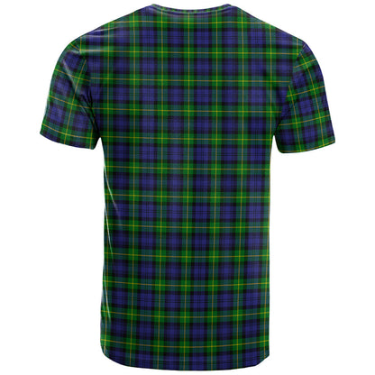 Printivon Gordon Modern Clan DNA In Me Tartan Crest T Shirt