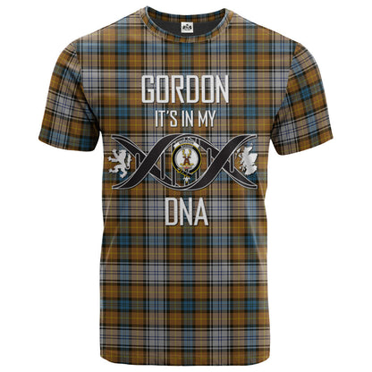 Printivon Gordon dress 05 Clan DNA In Me Tartan Crest T Shirt