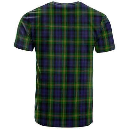 Printivon Gordon of Esselmont Clan DNA In Me Tartan Crest T Shirt