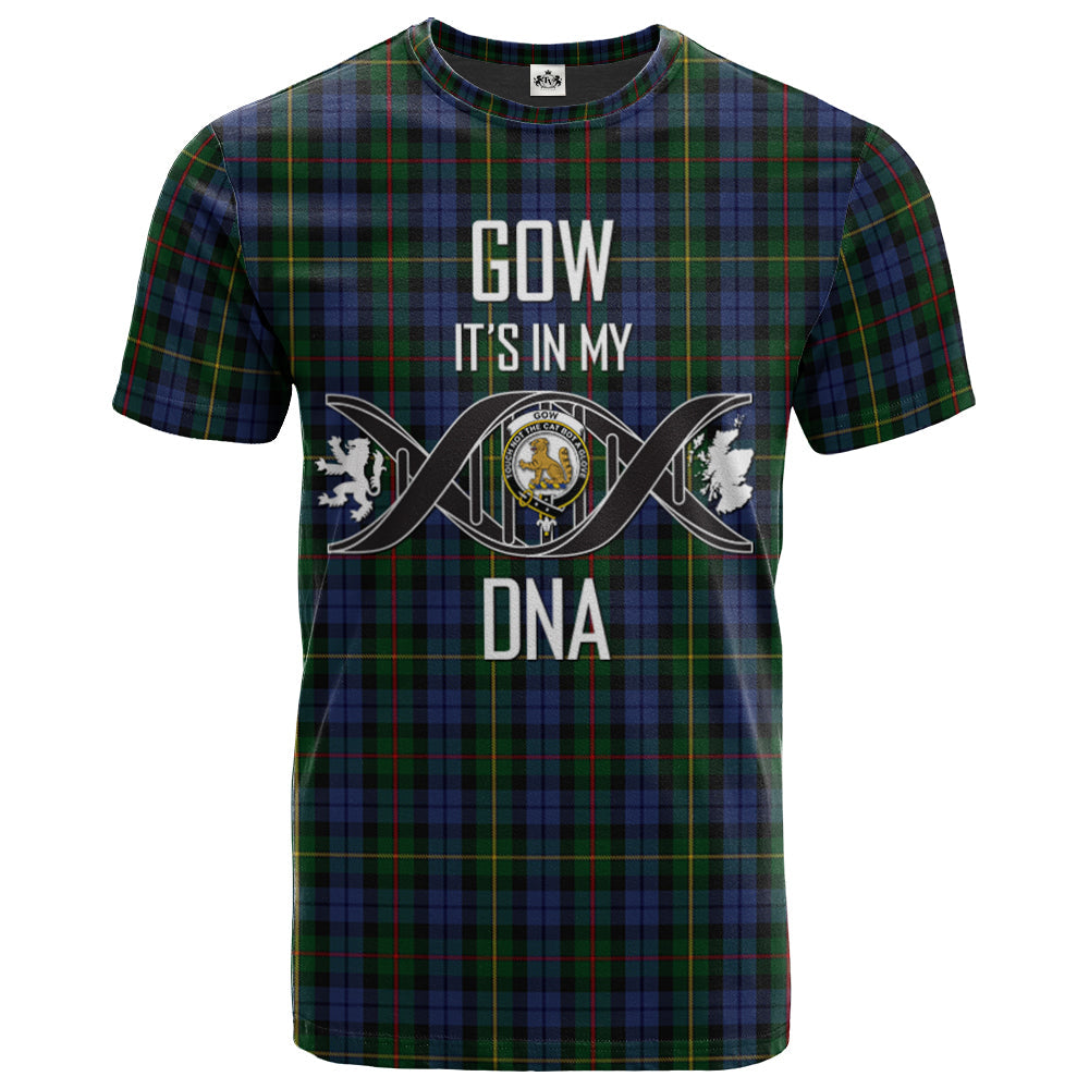 Printivon Gow Hunting 01 Clan DNA In Me Tartan Crest T Shirt