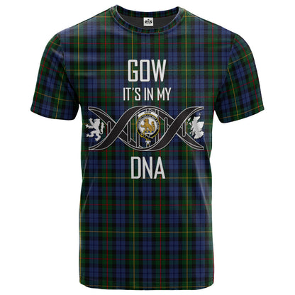 Printivon Gow Hunting 01 Clan DNA In Me Tartan Crest T Shirt