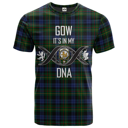 Printivon Gow Hunting 02 Clan DNA In Me Tartan Crest T Shirt