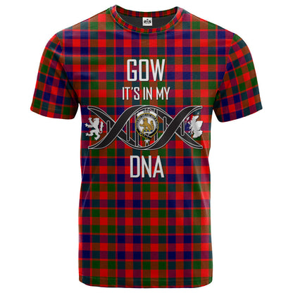 Printivon Gow Modern Clan DNA In Me Tartan Crest T Shirt