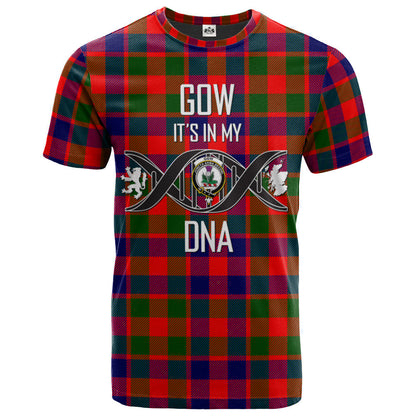 Printivon Gow of Skeoch Clan DNA In Me Tartan Crest T Shirt