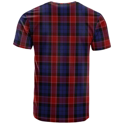 Printivon Graham of Menteith Red 01 Clan DNA In Me Tartan Crest T Shirt