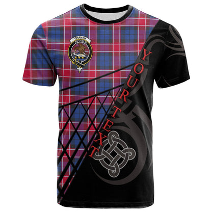 Printivon Graham of Menteith Red 02 T Shirt Pattern Celtic 