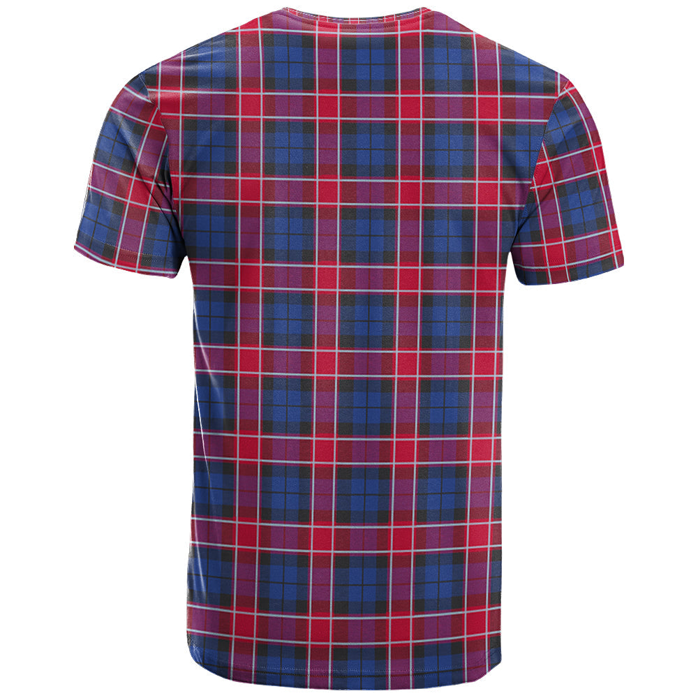 Printivon Graham of Menteith Red 02 Clan DNA In Me Tartan Crest T Shirt