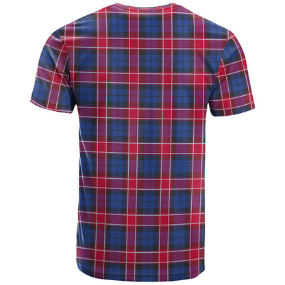 Printivon Graham of Menteith Red 02 Clan DNA In Me Tartan Crest T Shirt