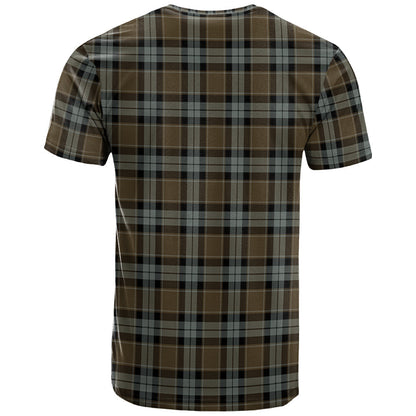 Printivon Graham of Menteith Weathered Clan DNA In Me Tartan Crest T Shirt