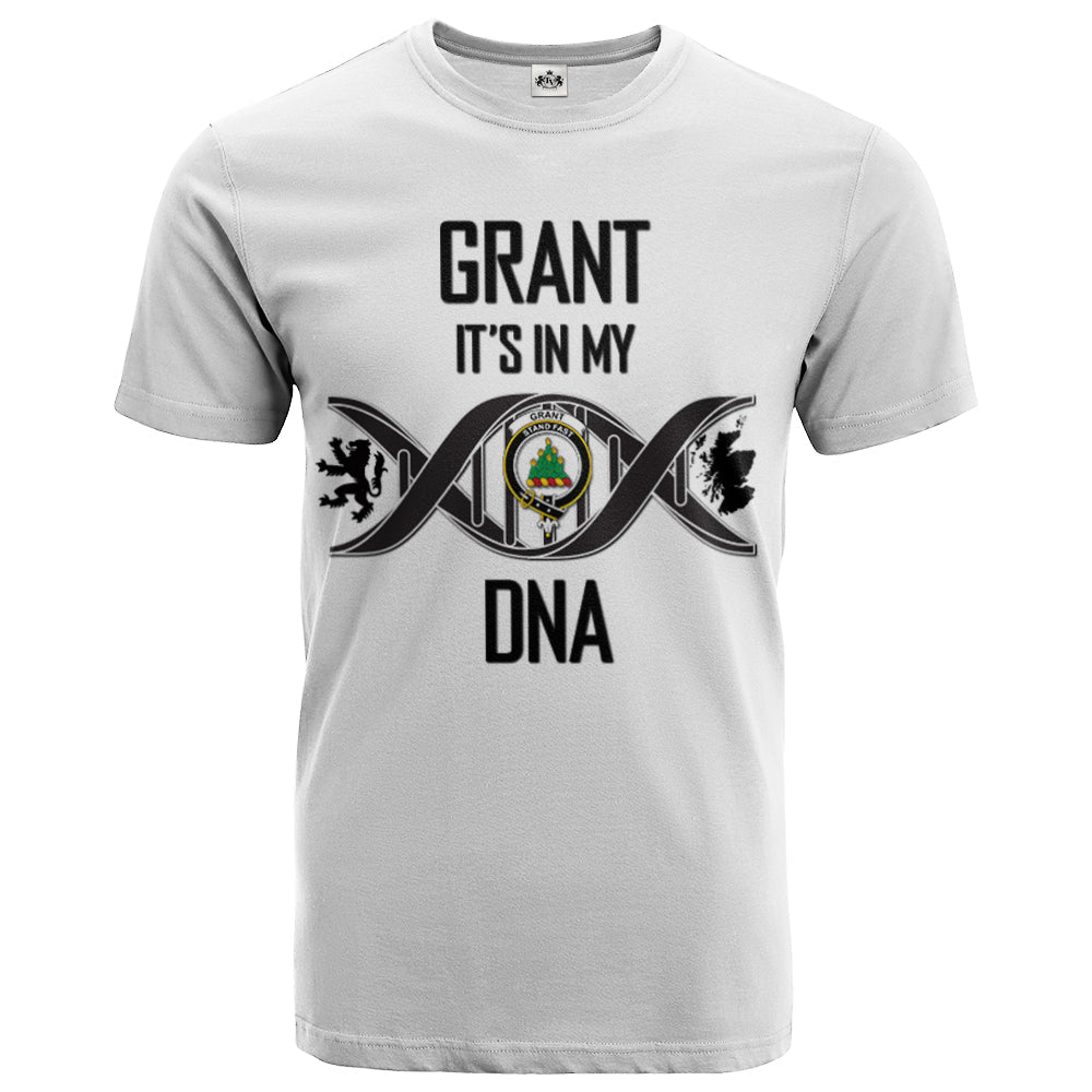 Printivon Grant Clan DNA In Me Crest T Shirt
