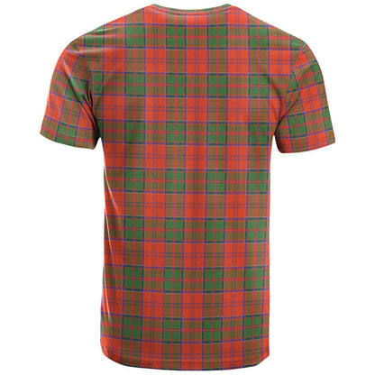 Printivon Grant Ancient Clan DNA In Me Tartan Crest T Shirt