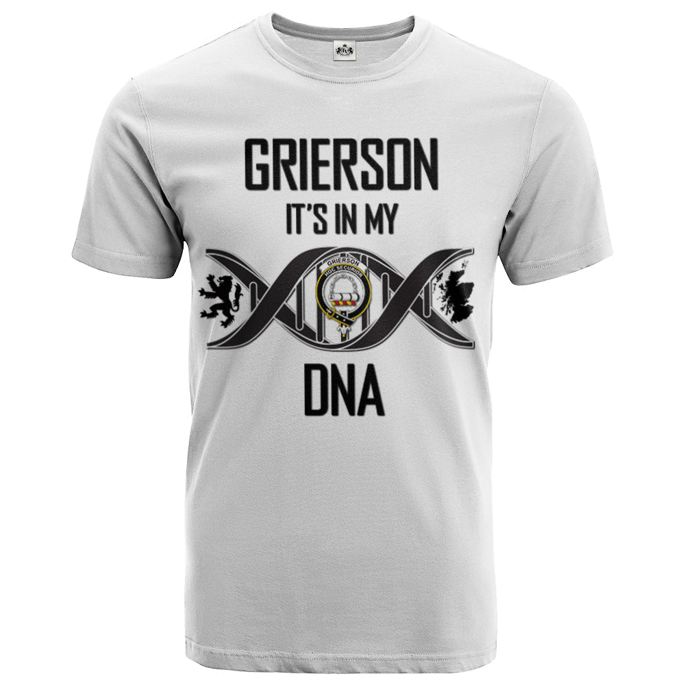 Printivon Grierson Clan DNA In Me Crest T Shirt