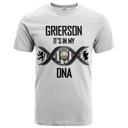 Printivon Grierson Clan DNA In Me Crest T Shirt