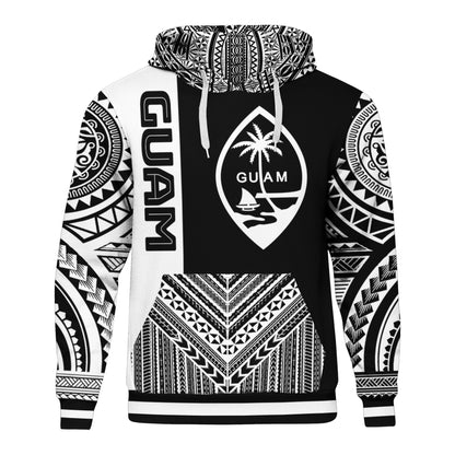 Guam Hoodie Polynesian Special Black Style