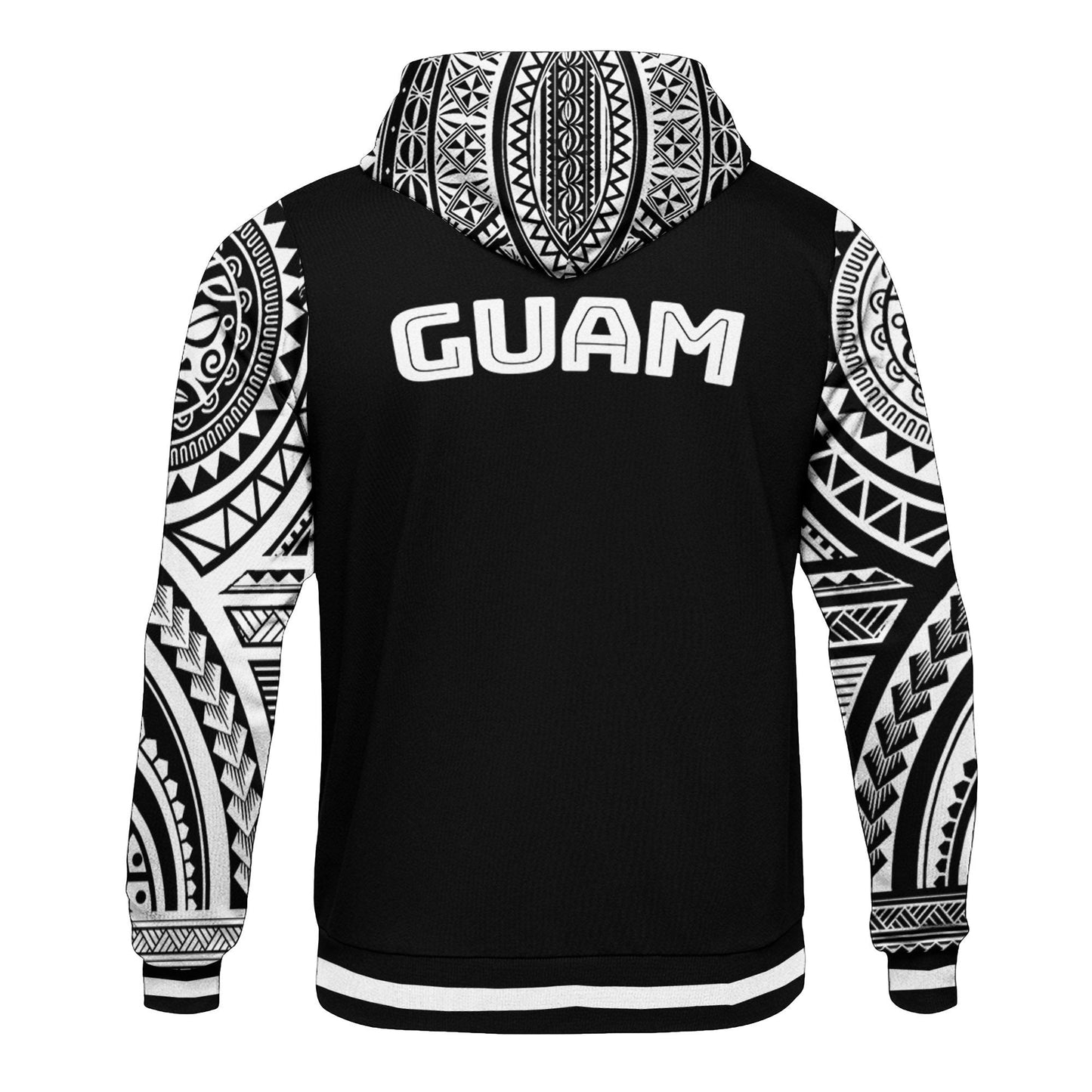Guam Hoodie Polynesian Special Black Style