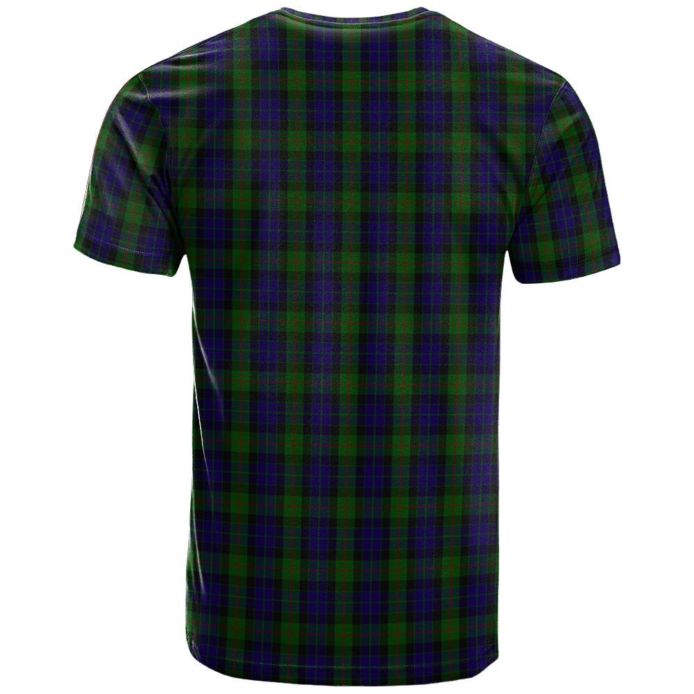 Printivon Gunn Clan DNA In Me Tartan Crest T Shirt