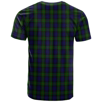 Printivon Gunn Clan DNA In Me Tartan Crest T Shirt
