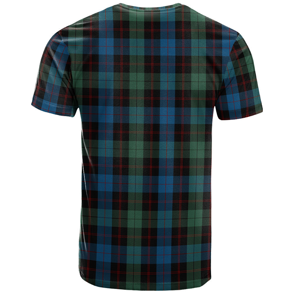 Printivon Guthrie Clan DNA In Me Tartan Crest T Shirt