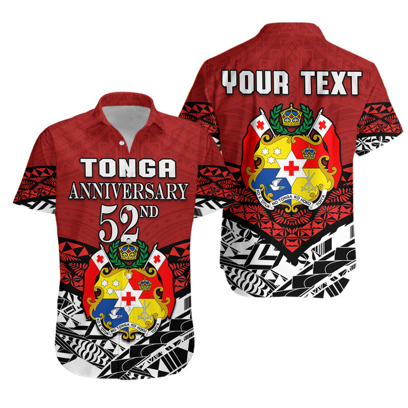 Custom Personalised Tonga Hawaiian Shirt Independence Anniversary Special Version 2022