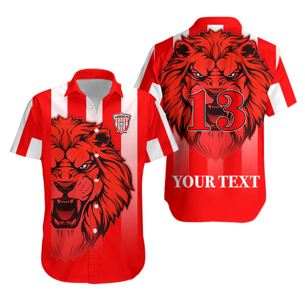 Custom Personalised LABASA FA Hawaiian Shirt Football Fijian - Custom Text and Number