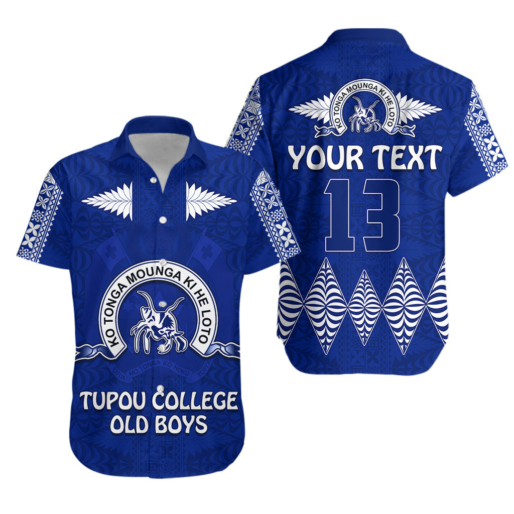Custom Personalised Tupou College Hawaiian Shirt Always Proud of Old Boys Toloa