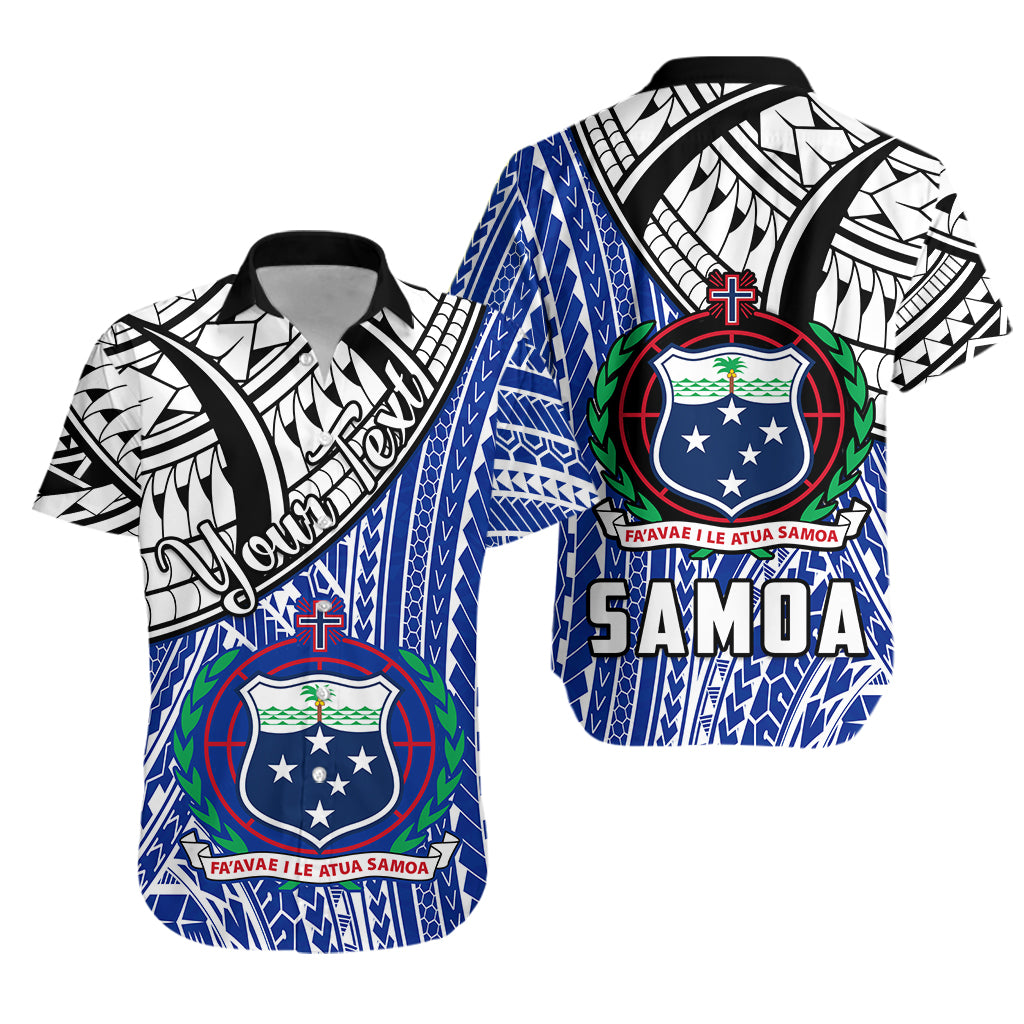 Custom Personalised Samoa Hawaiian Shirt Samoan Pattern Newest