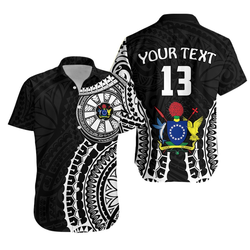 Custom Text and Number Cook Islands Hawaiian Shirt Polynesian Cultural The Best For You