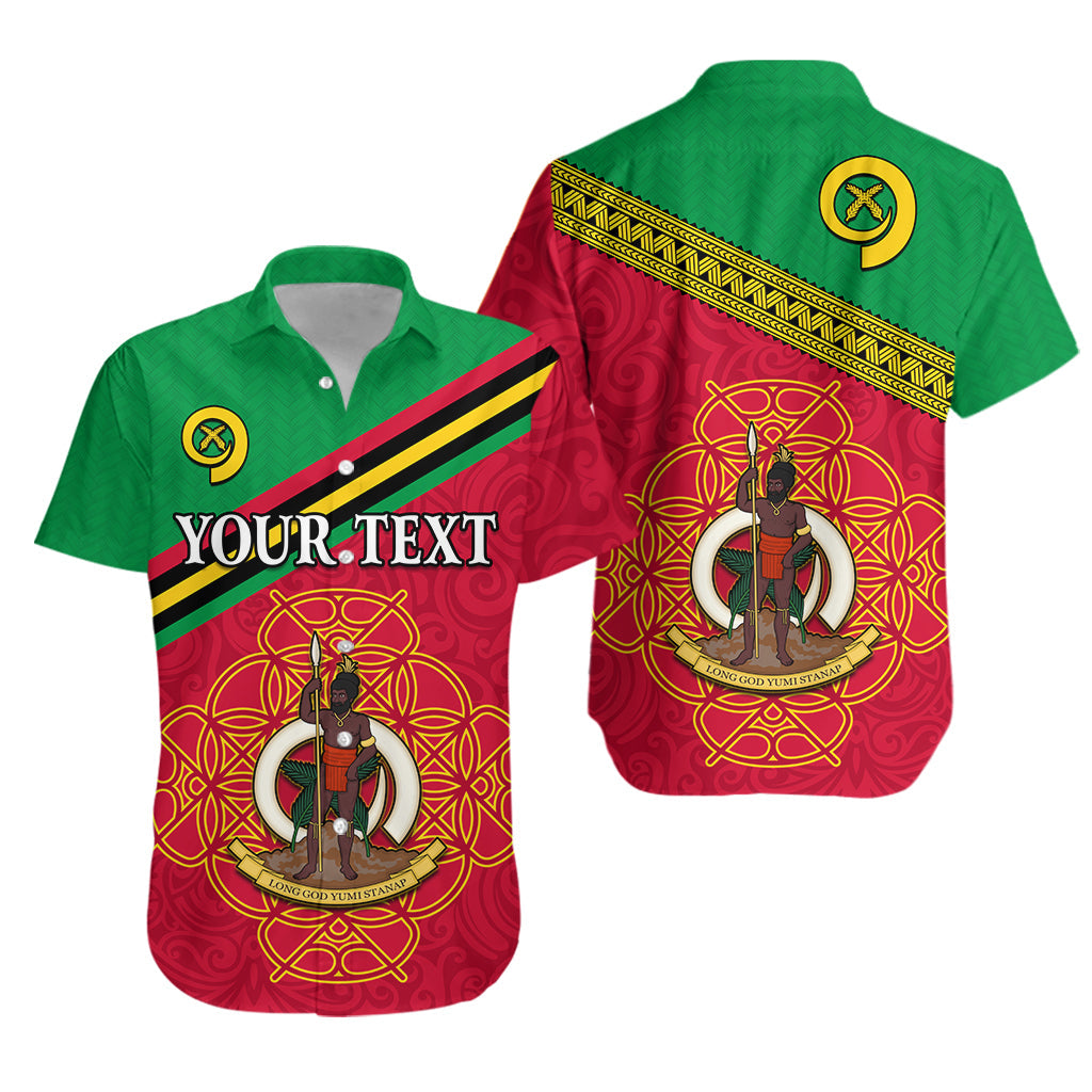 Custom Personalised Vanuatu Hawaiian Shirt Pattern Sand Drawing
