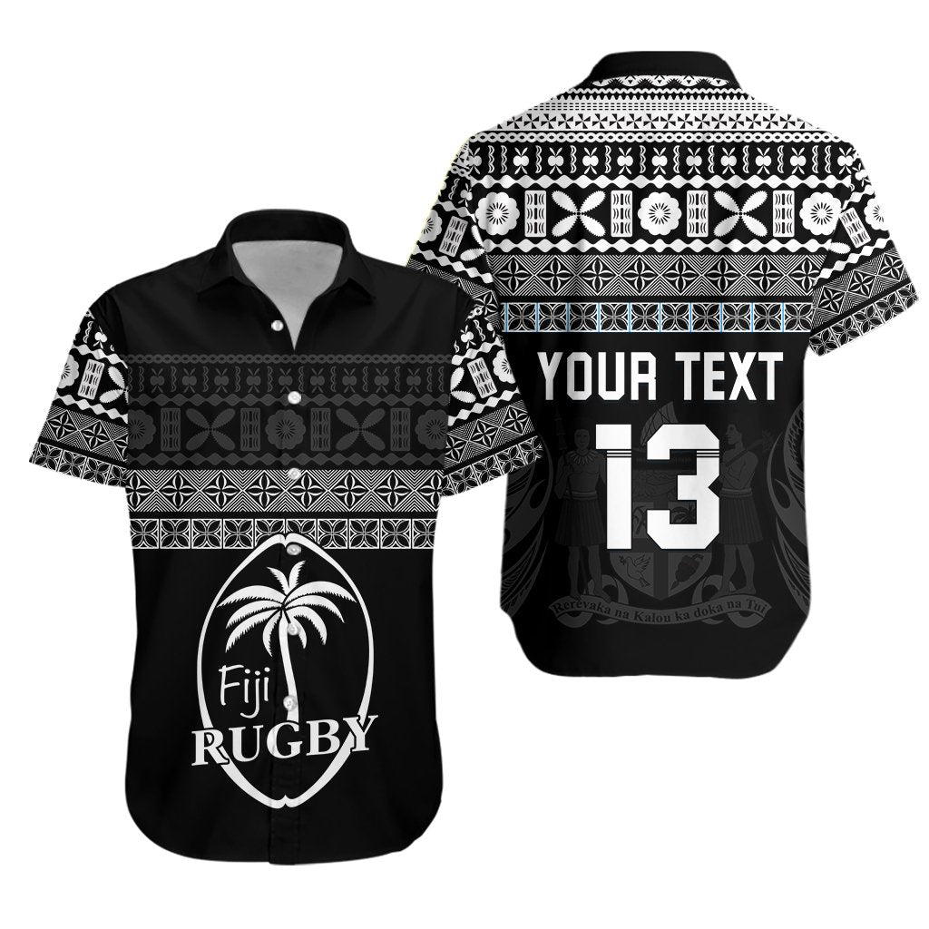 Custom Text and Number Fiji Rugby Hawaiian Shirt Lifestyle 2022 Flying Fijians