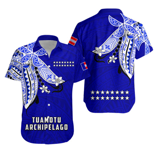 Tuamotu Archipelago Hawaiian Shirt Polynesian Pattern Islands French Polynesia
