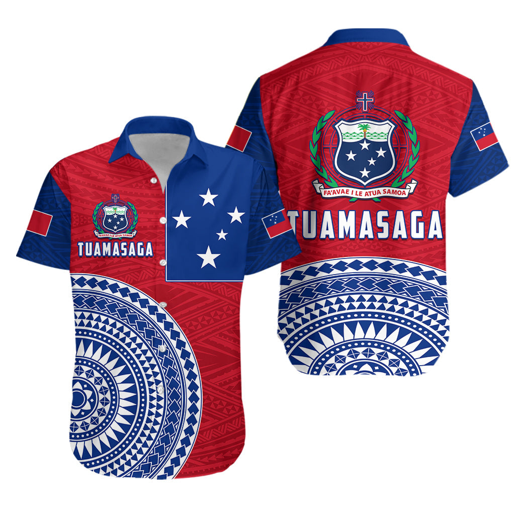 Tuamasaga Samoa Hawaiian Shirt Polynesian Pattern