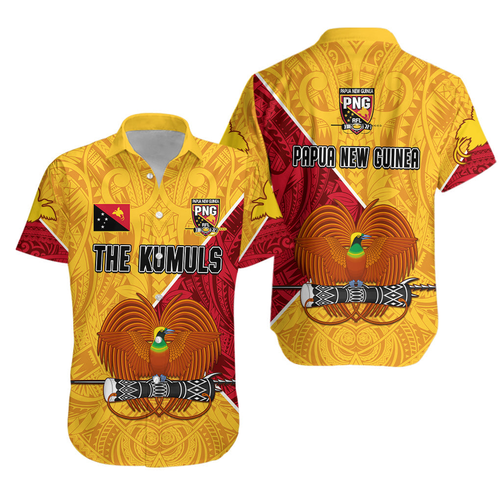 The Kumuls PNG Hawaiian Shirt Papua New Guinea Polynesian Dynamic Style