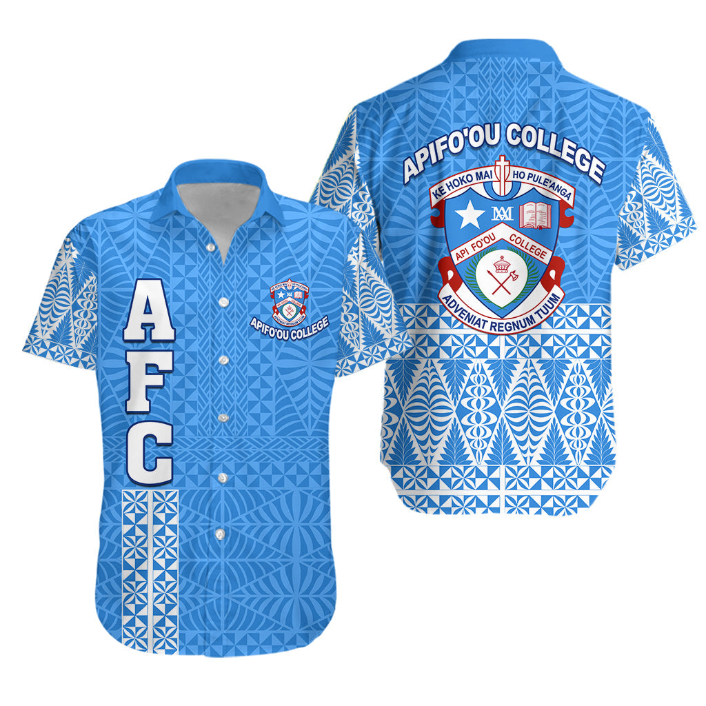 Apifo'ou College Hawaiian Shirt Tongan Pattern AFC Lovers