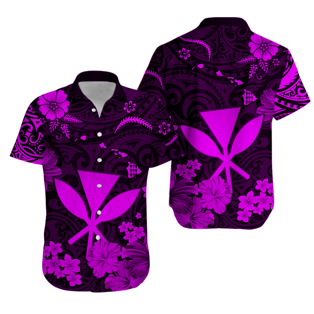 Hawaii Hawaiian Shirt Polynesia Purple Kanaka Maoli