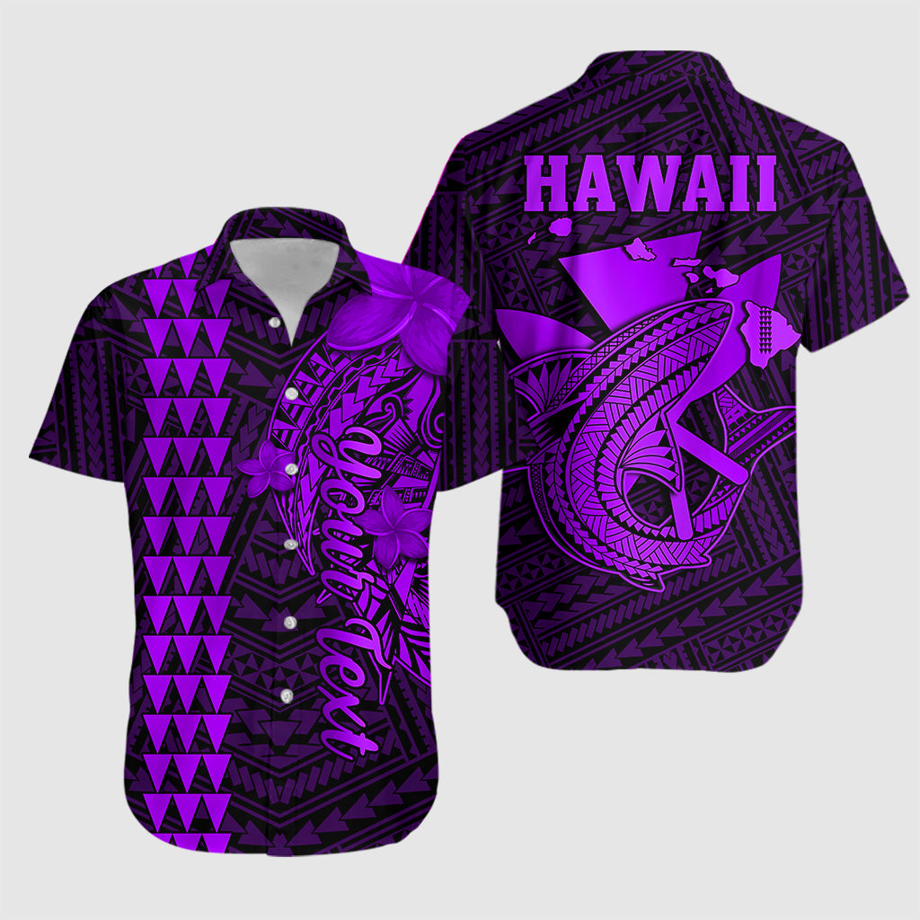 Custom Personalised Hawaii Hawaiian Shirt Kakau Kanaka Maoli Combine Polynesian Shark Ver.05