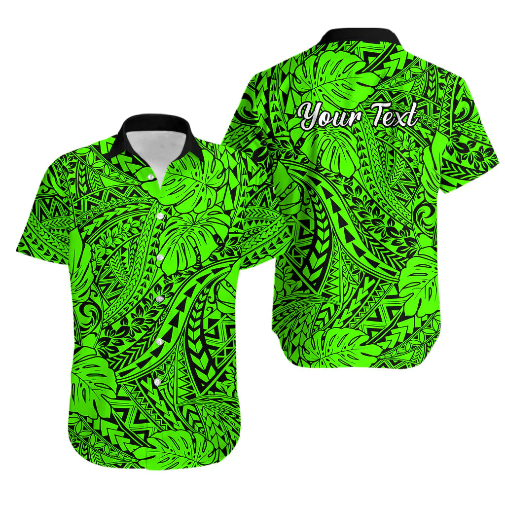 Custom Personalised Hawaii Hawaiian Shirt Polynesian Tribal Art Ver.06