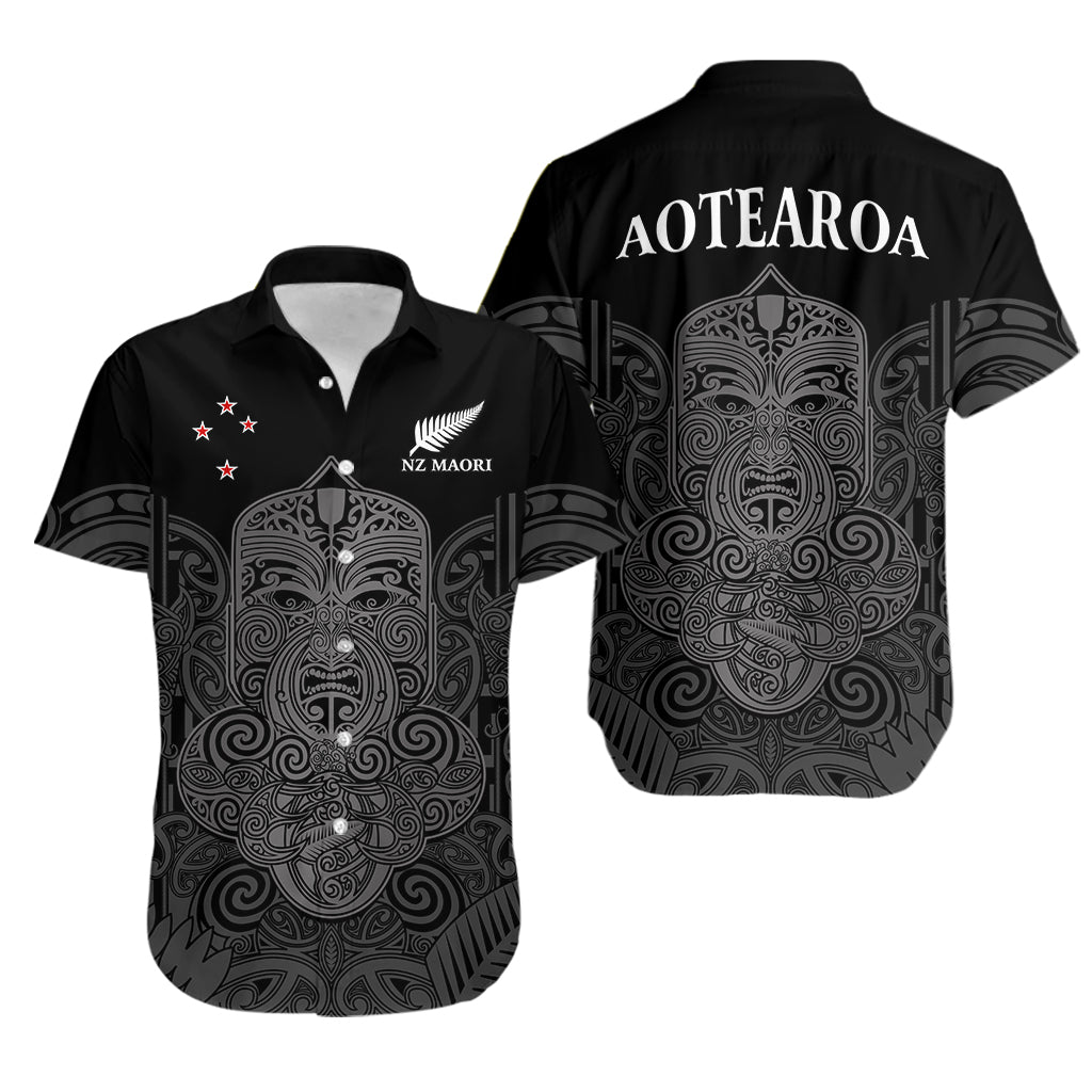New Zealand Tiki Rugby Hawaiian Shirt NZ Maori Koru Pattern Ver.01