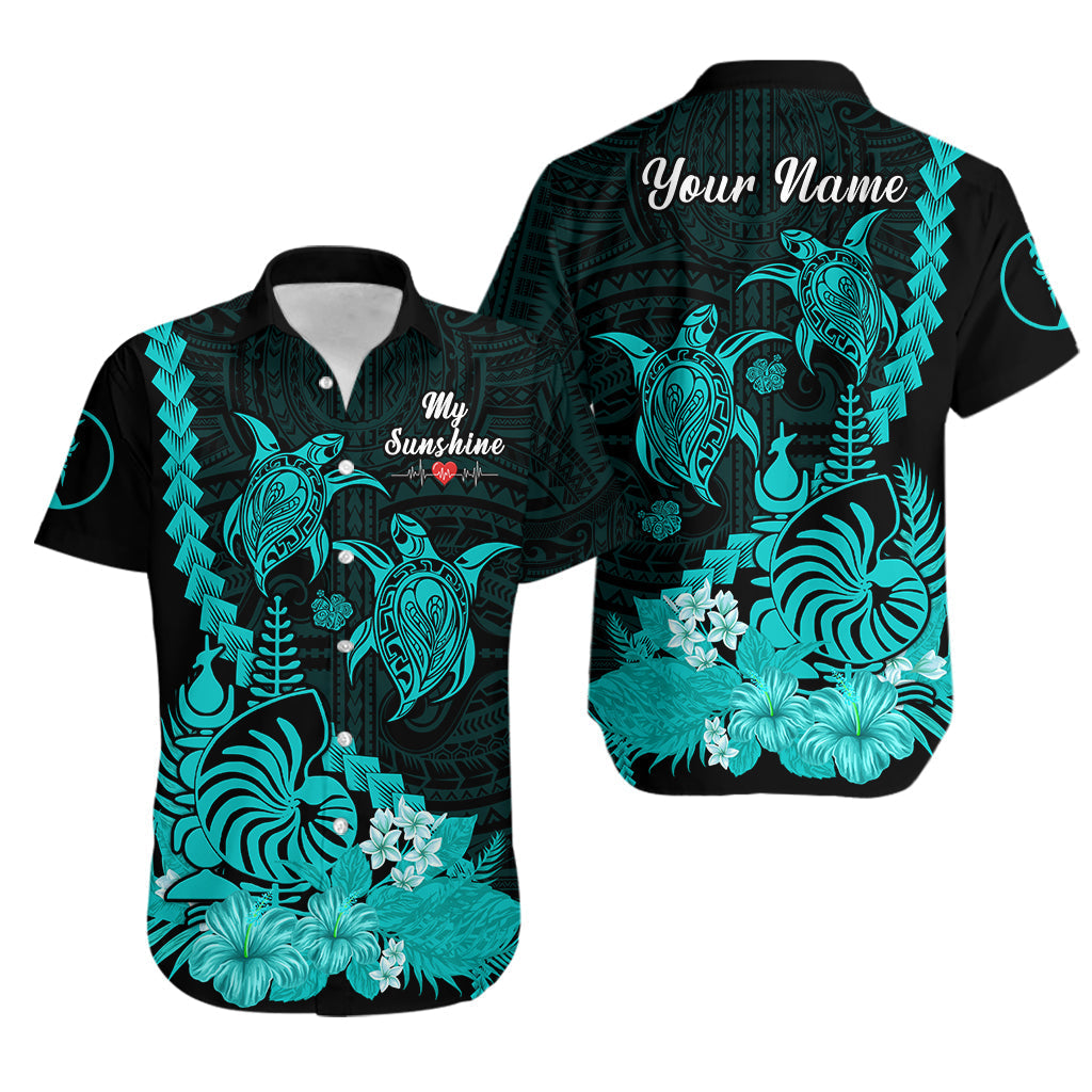 (Custom Personalised) Matching Outfits For Couples New Caledonia Valentine Couple Dress And Hawaiian Shirt My Sunshine Polynesia Turtle