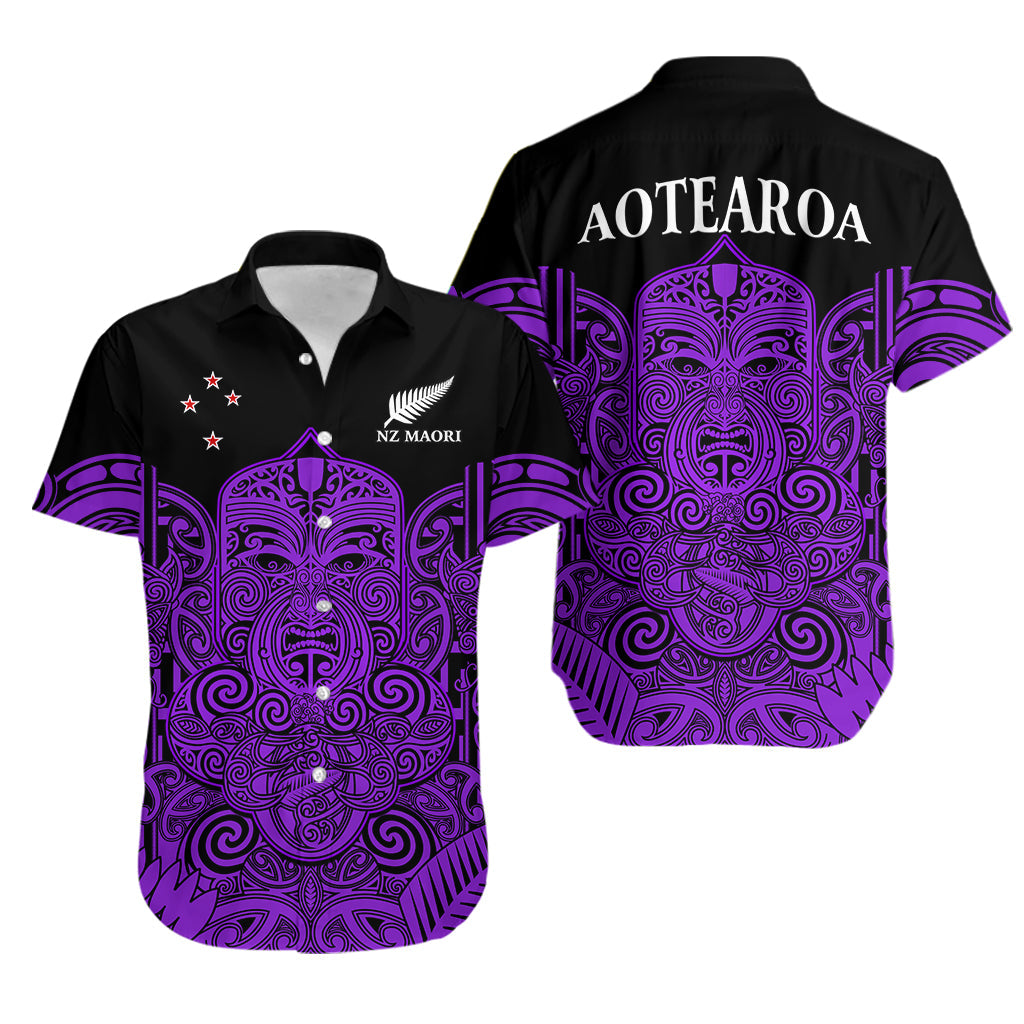 New Zealand Tiki Rugby Hawaiian Shirt NZ Maori Koru Pattern Ver.04
