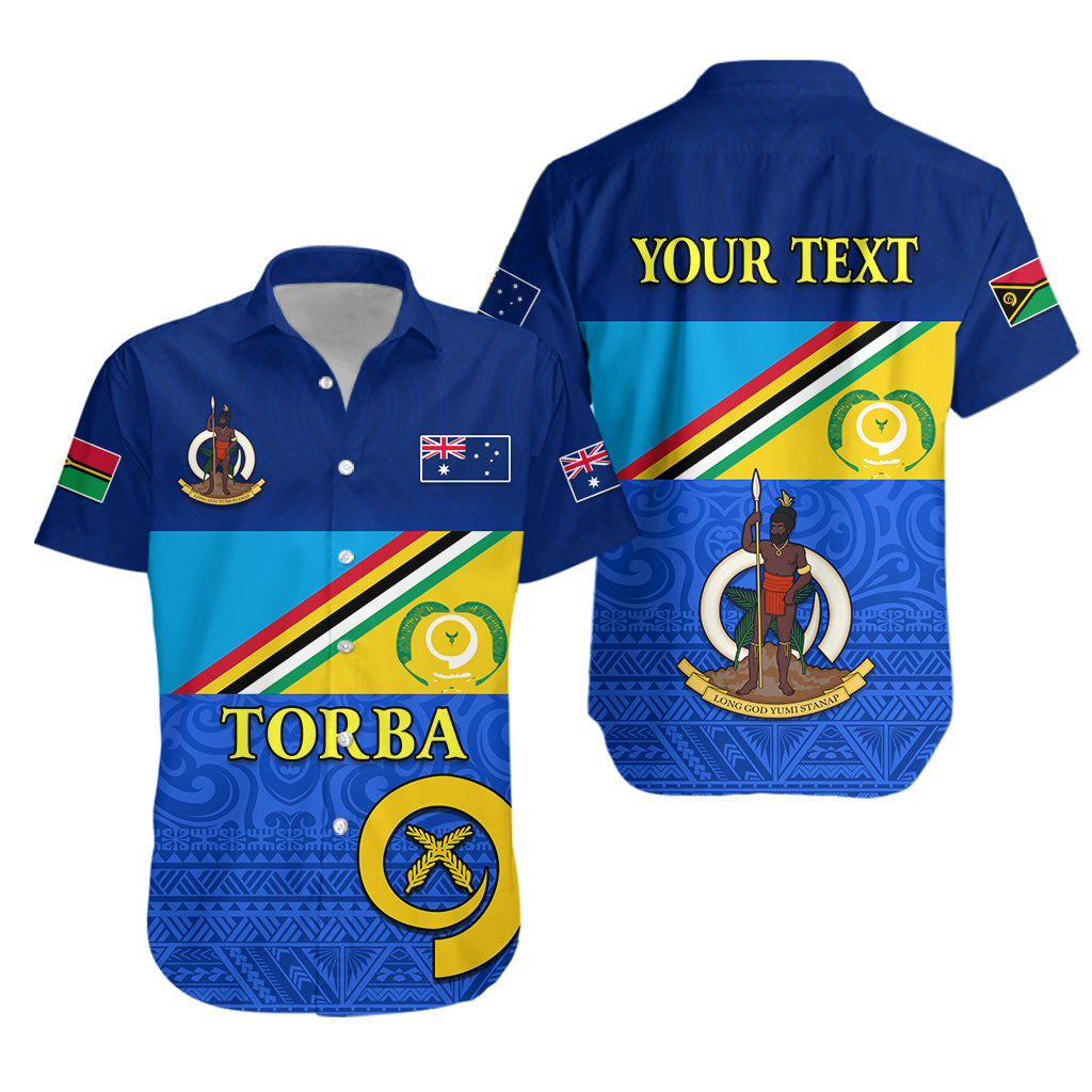 Custom Personalised Torba Vanuatu Province Hawaiian Shirt Mix Australia Flag
