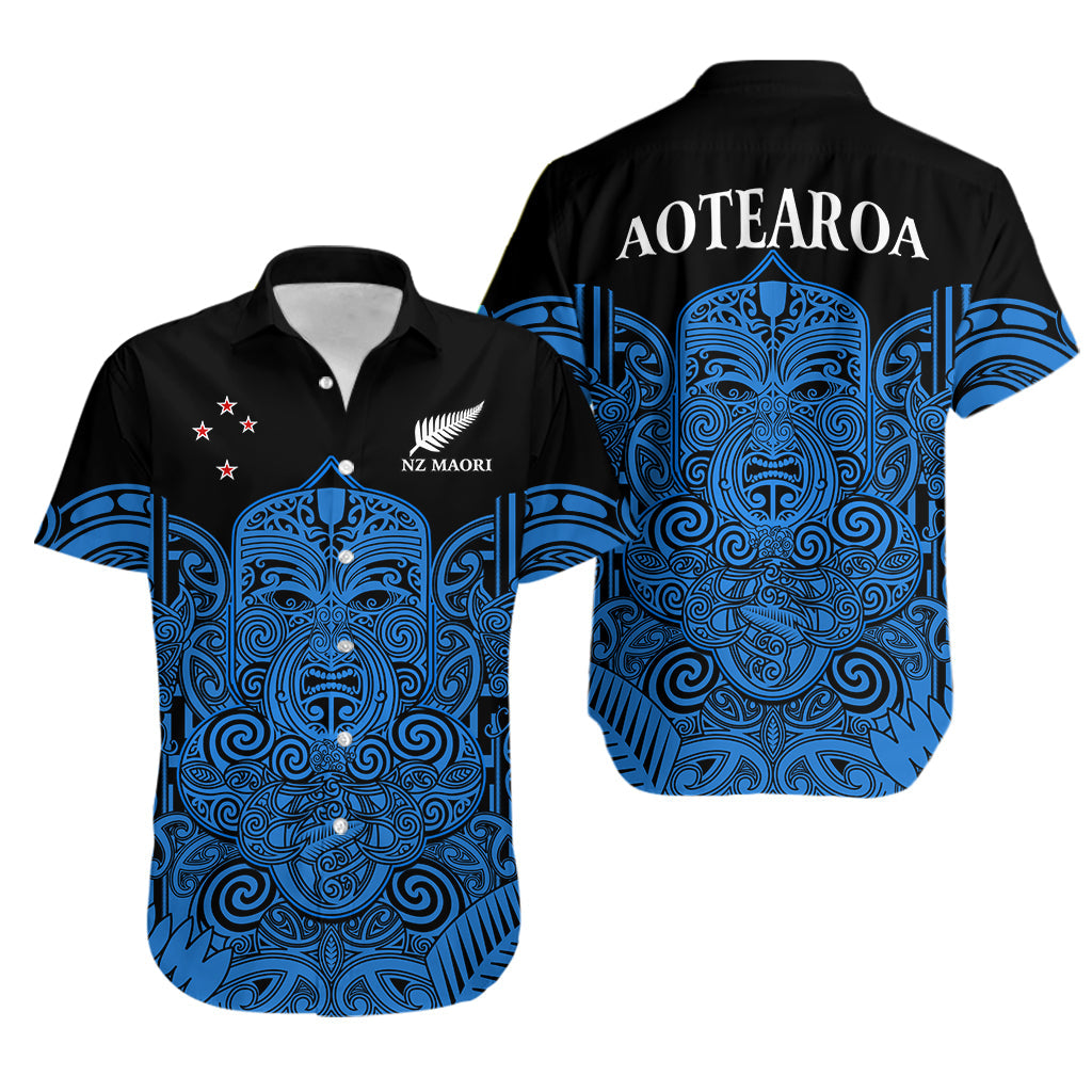 New Zealand Tiki Rugby Hawaiian Shirt NZ Maori Koru Pattern Ver.05