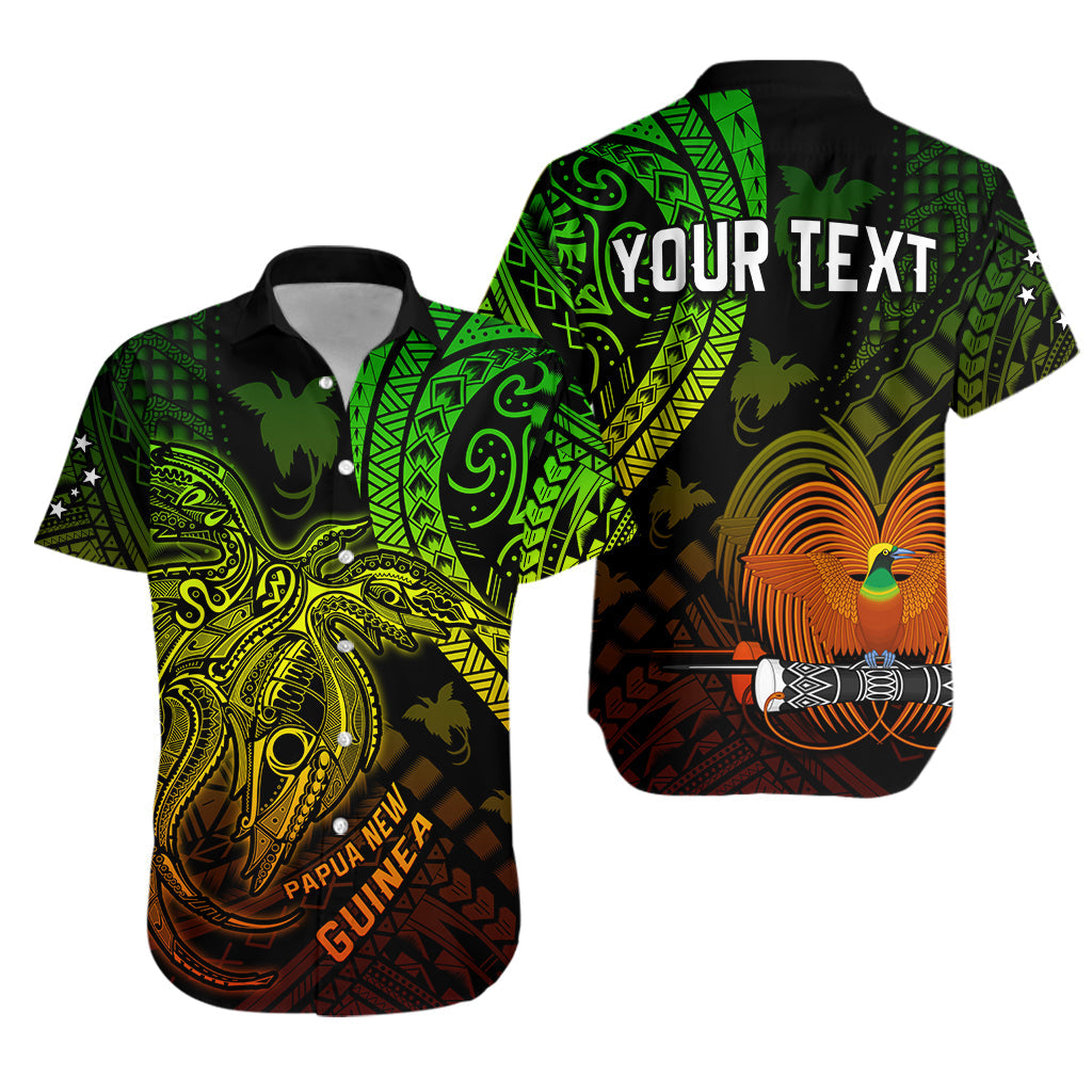 Custom Personalised Papua New Guinea Hawaiian Shirt Raggiana Birds Of Paradise Special 02