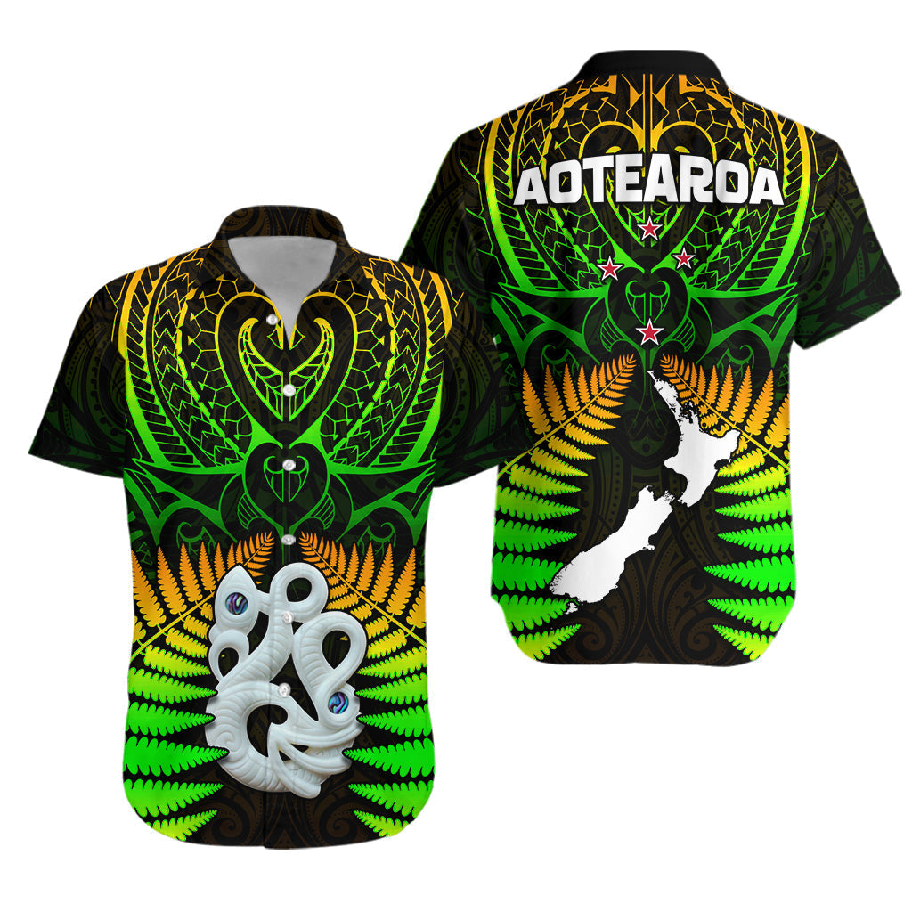 Aotearoa Fern Hawaiian Shirt New Zealand Hei Tiki Special Style