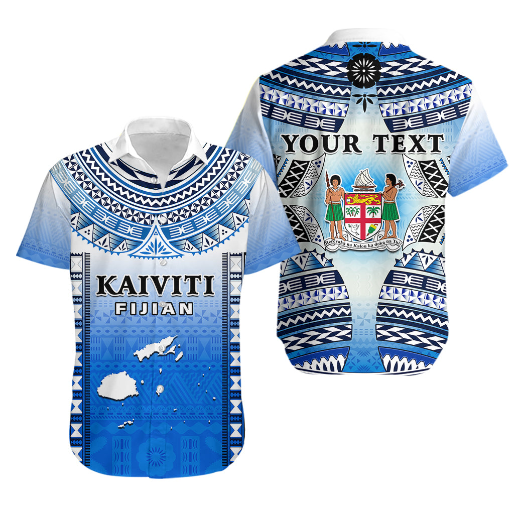 Custom Text And Number Fiji Hawaiian Shirt Kaiviti Fijian Special Tapa Pattern