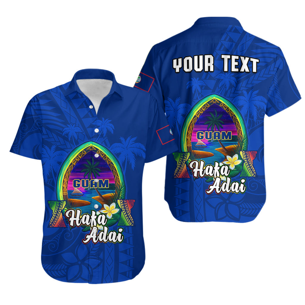 Custom Personalised Guam Hawaiian Shirt Hafa Adai Latte Stone Proud Chamorro