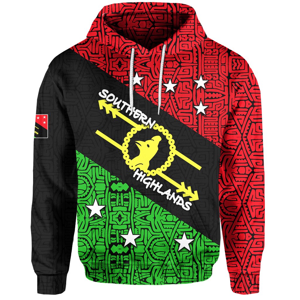 ( Personalised) Southern Highlands Province Hoodie Of Papua New Guinea (For KIDS)