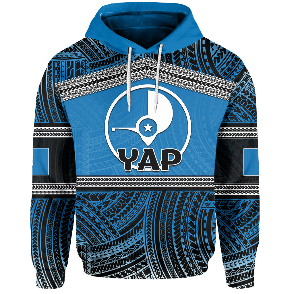 ( Personalised) Yap Hoodie Polynesian Patterns