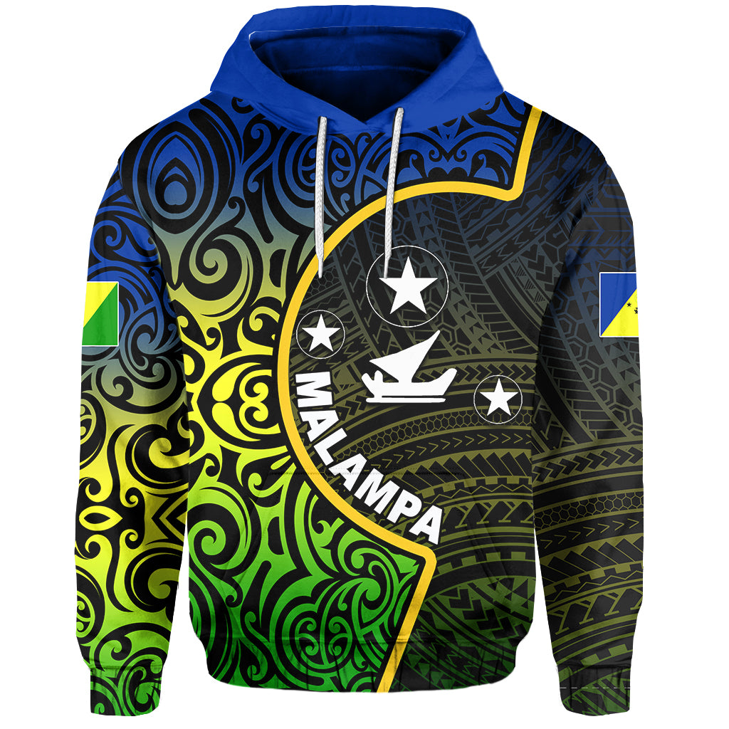 ( Personalised) Malampa Province Hoodie Flag Color